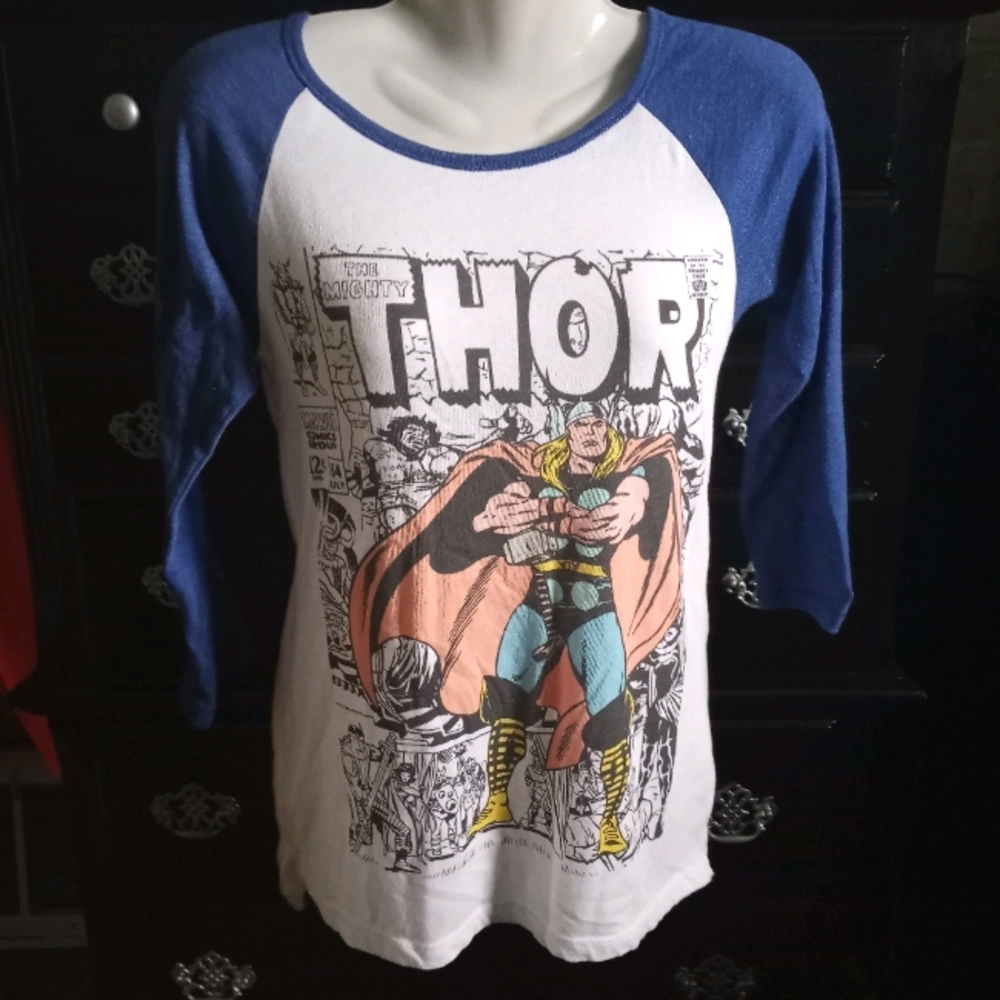 Marvel Thor Baseball Tee Graphic Top